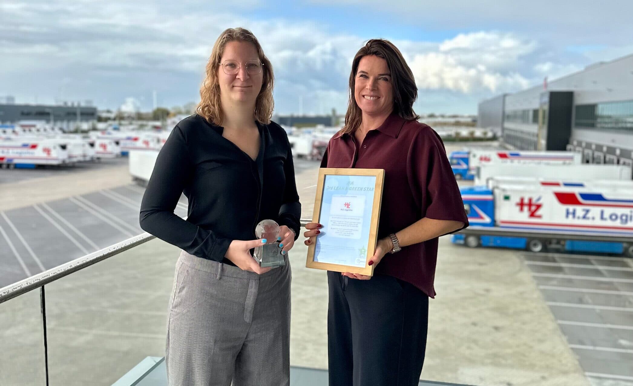 Uitreiking 3e Lean & Green Star voor H.Z. Logistics