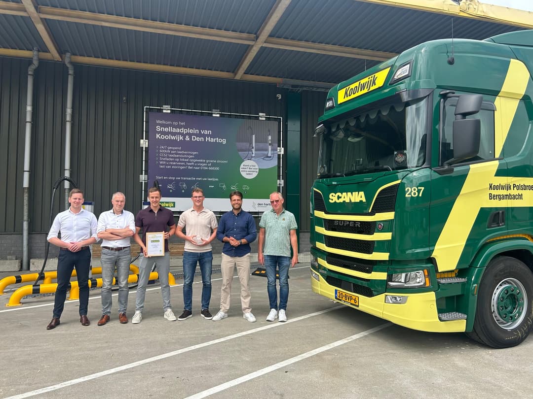 Uitreiking 1e Lean & Green Star Koolwijk Polsbroek