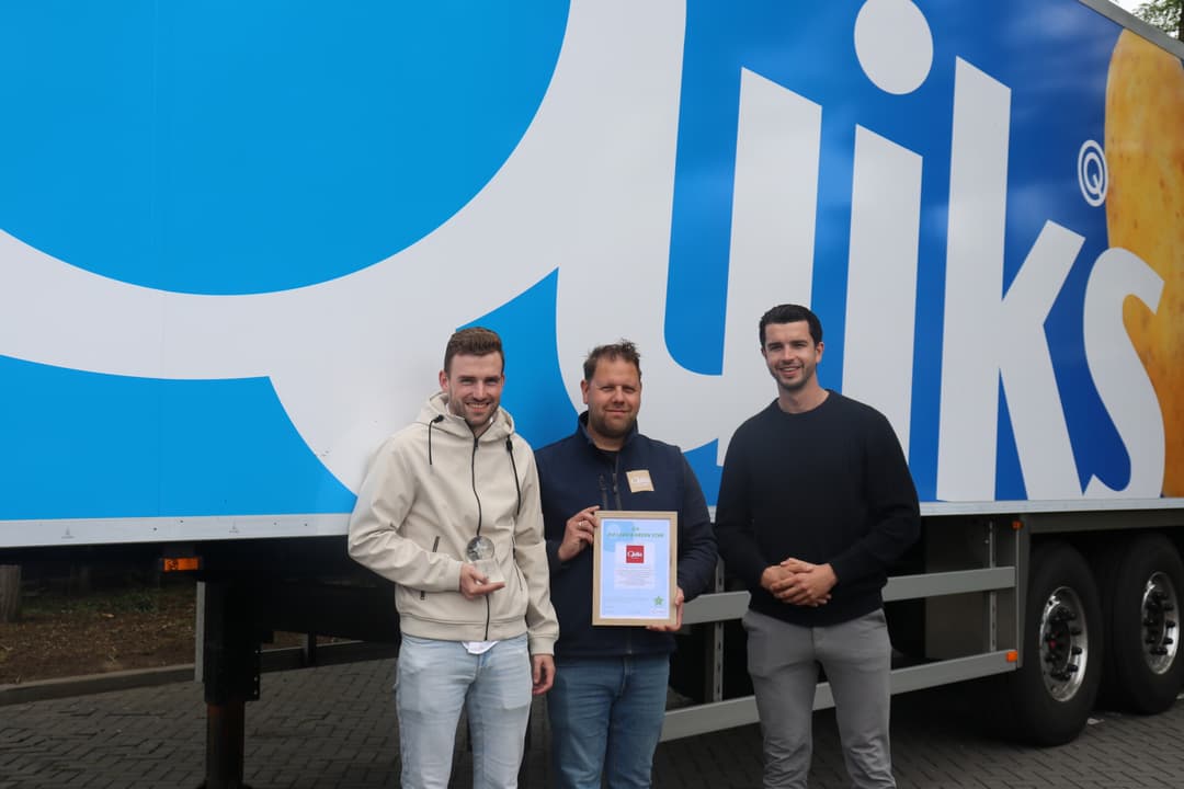 Lean & Green Star uitreiking bij Quik's Logistics