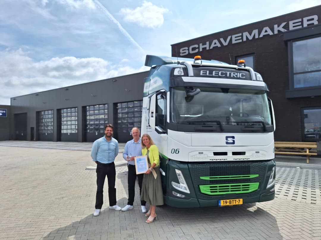 Uitreiking Lean & Green Star bij Schavemaker