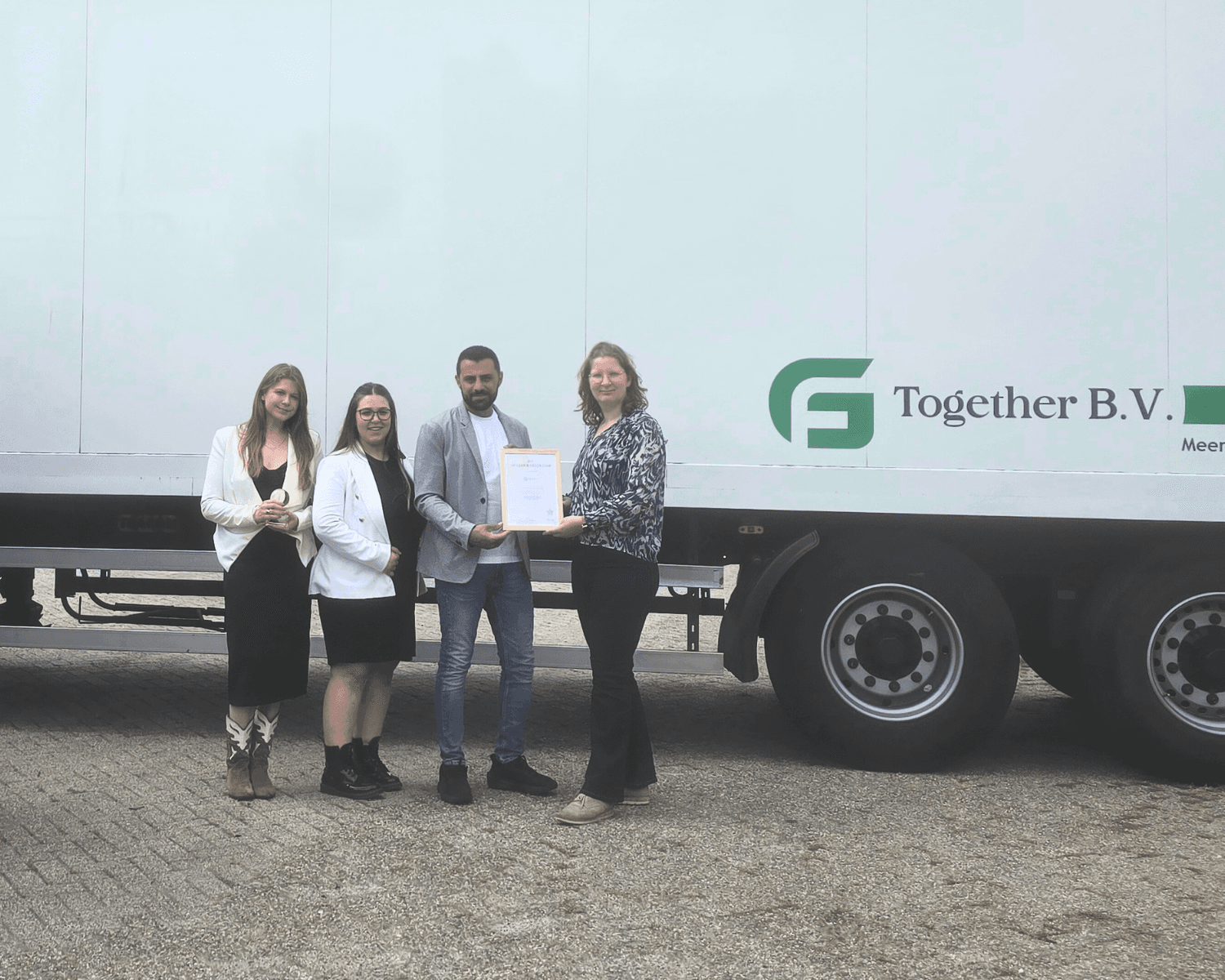 Uitreiking 1e Lean & Green Star FG Together